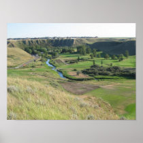 Golf Course - Medicine Hat, Alb. Canada Print