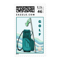 "Golf Course" postage