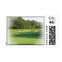Golf Course Postage Stamp