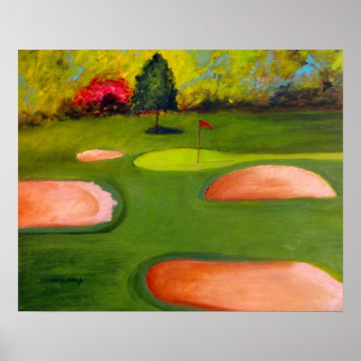 Golf CoursePoster Poster Zazzle