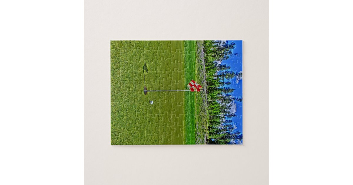 Golf course puzzle Zazzle
