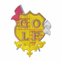 Golf Crest embroidered shirts by ZazzleEmbroidery Golf Crest embroidered shirts