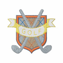 Golf Crest embroidered shirts by ZazzleEmbroidery Golf Crest embroidered shirts