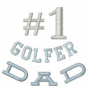 Golf Dad Embroidered Shirt embroidered shirts by jamiecreates1 Golf Dad Embroidered Shirt embroidered shirts