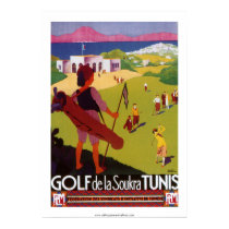 Golf de la Soukra Tunis Poster posters