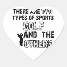 Golf designs for lovers of the sport stickers