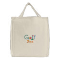 Golf Diva embroidered bags by GolfClub Golf Diva embroidered bags