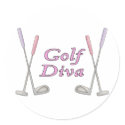 Golf Diva stickers by MishMoshTees Golf Diva stickers