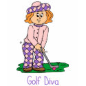 Golf Diva Tees for Girls t-shirts by pacificsportsgifts Golf Diva Tees for Girls t-shirts