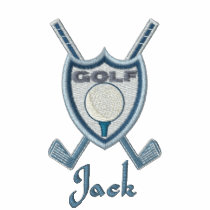 Golf Emblem embroidered shirts by cowboyannie Golf Emblem embroidered shirts