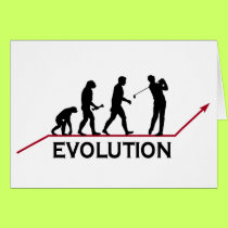 Golf Evolution cards by sports_tshirts Golf Evolution cards