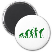 Golf Evolution Refrigerator Magnets