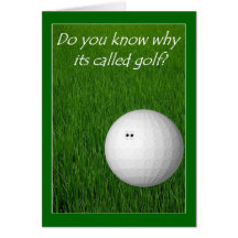 Golf Felicitación