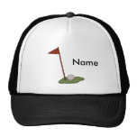 Golf Flag Custom Name hats