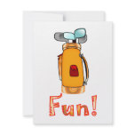 Golf Fun Custom Invite