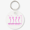 Golf Gal The Best Foursome Key Chain keychains by HodlinGallery Golf Gal The Best Foursome Key Chain keychains