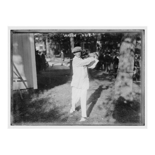 Golf Gifts: Framed Print- Harry Vardon Poses print