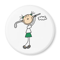 Golf Girl Magnet