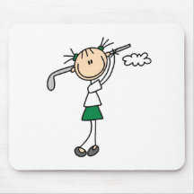 Golf Girl Mousepad