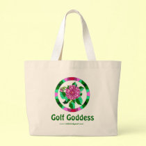 Golf Goddess Tote bags