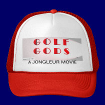 GOLF GODS RED CAP hats