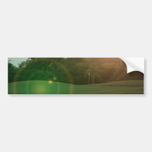 Golf Green Bumper Sticker