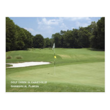 Golf Green Postcard