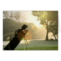 Golf Greeting Card