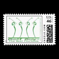 Golf Guy The Best Foursome Stamp stamps