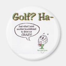 Golf Ha Fridge Magnets