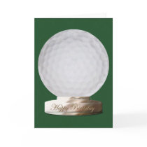 Golf Happy Birthday Card