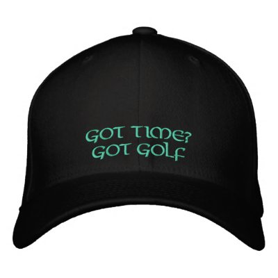 GOLF HAT EMBROIDERED BASEBALL CAPS by teetime