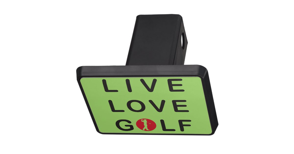 Golf hitch cover. tow hitch cover Zazzle