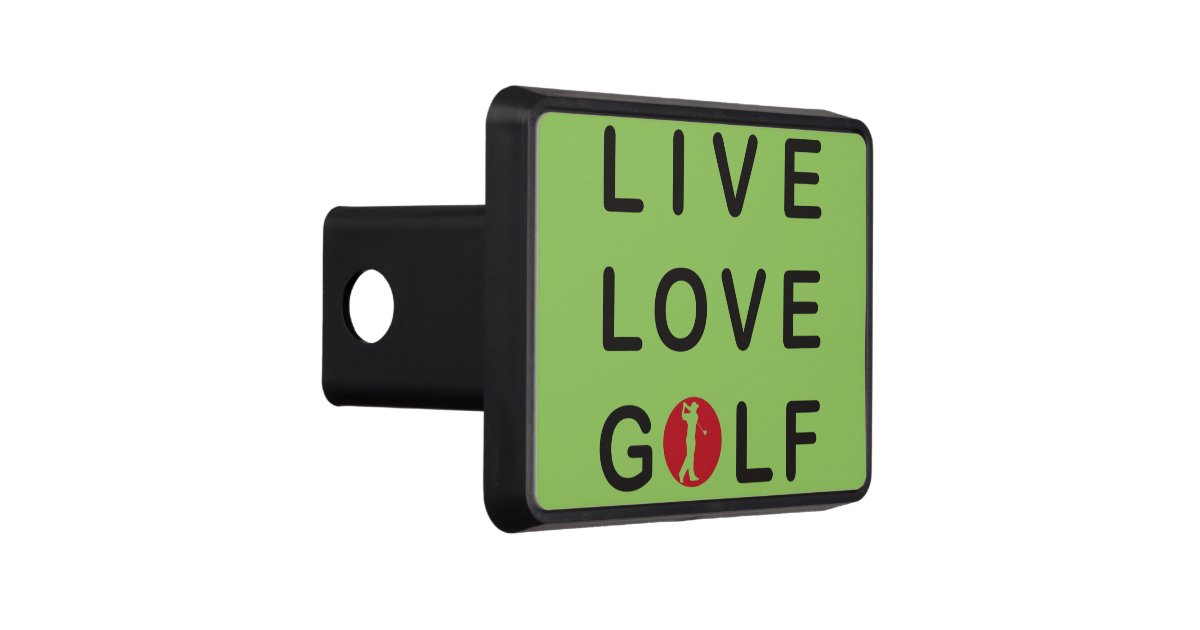 Golf hitch cover. tow hitch cover Zazzle