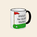 Golf: Hole in One Club Customizable mugs