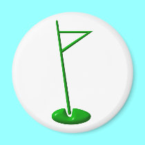 Golf Hole Marker magnets by Artists4God Golf Hole Marker magnets