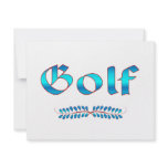 GOLF PERSONALIZED INVITATION
