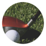 Golf Iron and Ball Sticker