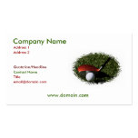 Golf Iron and Golf Ball Business Card