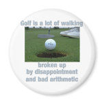 Golf is a lot of walking magnets