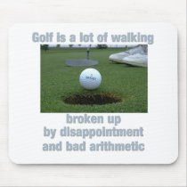 Golf is a lot of walking mousepads