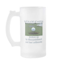 Golf is a lot of walking mug