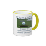 Golf is a lot of walking mugs