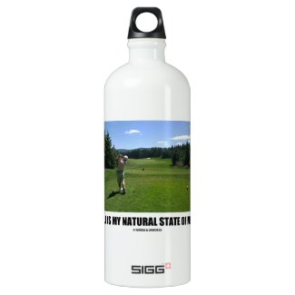 Golf Is My Natural State Of Mind (Golfer Golfing) SIGG Traveler 1.0L Water Bottle