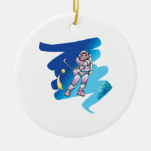 Golf Is Out Of This World Christmas Tree Ornament