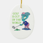 Golf Is Out Of This World Christmas Tree Ornament
