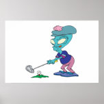 Golf Is Out Of This World Poster