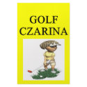 GOLF joke stationery