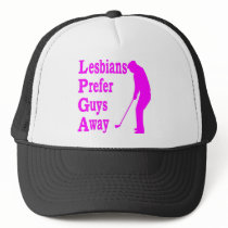 Golf Lesbians Prefer Guys Away LPGA hats