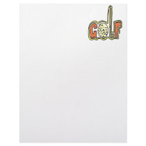 Golf Personalized Letterhead